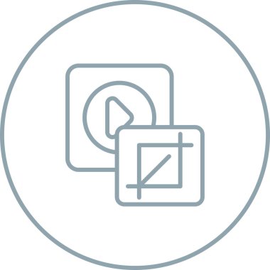 Ekin. Web simgesi basit illüstrasyon