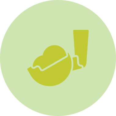 Kazı simgesi vektör illüstrasyonu 