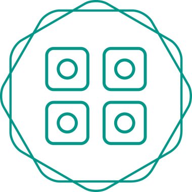 Grafik anahtar simgesi, vektör illüstrasyonu basit tasarım