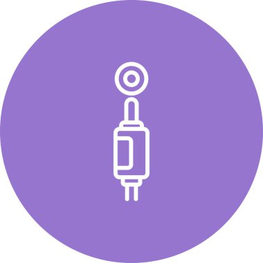 elektrik prizi simgesi. Web illüstrasyonu