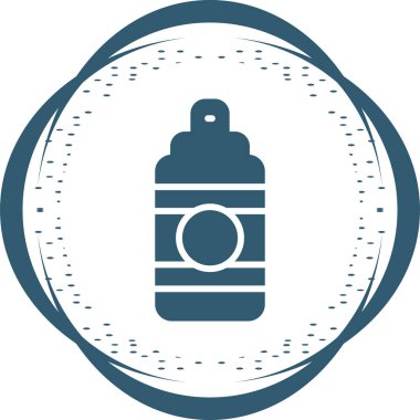 Losyon şişesi simgesi, basit vektör illüstrasyonu