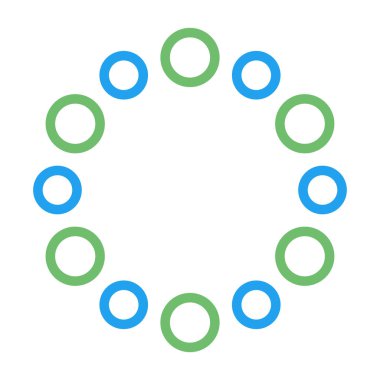 Spinner Web simgesi yükleniyor, basit illüstrasyon 