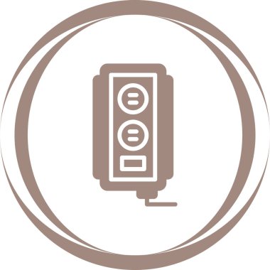 soket simgesi web basit illüstrasyon