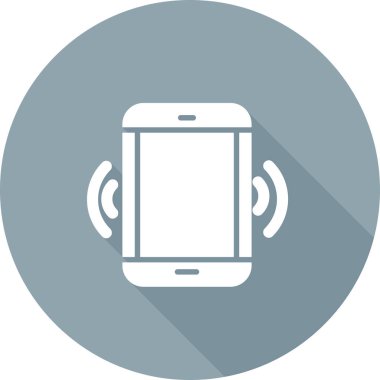 Akıllı telefon. Web simgesi basit illüstrasyon 