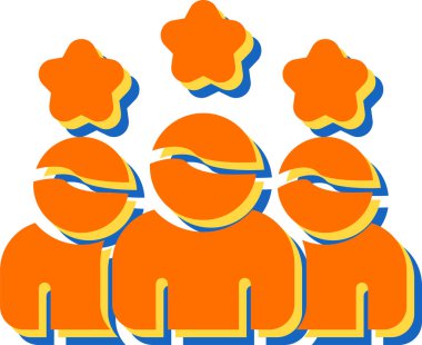 Müşteri Deneyimi simgesinin vektör illüstrasyonu