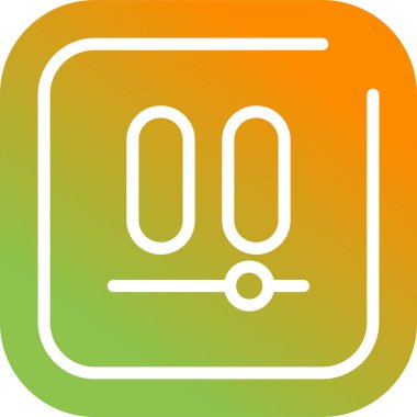 Vektör illüstrasyon Video Duraklatma simgesi 