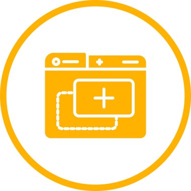 Beyaz Arkaplanda Eklenti Simgesi veya İmza İzole Edildi