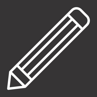 Kalem. Web simgesi basit illüstrasyon 