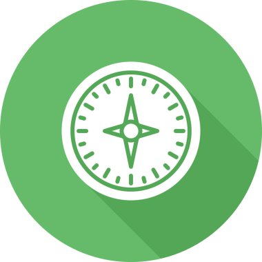 pusula simgesi web basit illüstrasyon