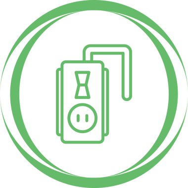 soket simgesi web basit illüstrasyon