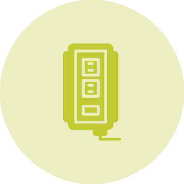 soket simgesi web basit illüstrasyon