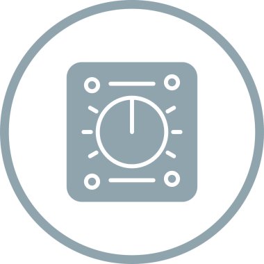 Web ve mobil uygulama tasarımınız için beyaz arkaplanda izole edilmiş loş simge vektörü. Logo logosu konsepti