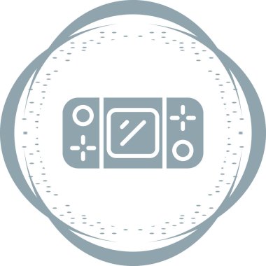 El bilgisayarı Oyun Konsolunun vektör çizimi modern simge