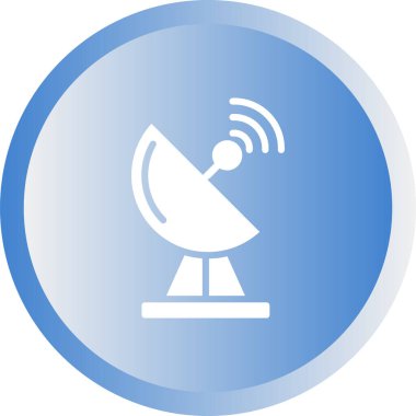 Radar. Web simgesi basit illüstrasyon