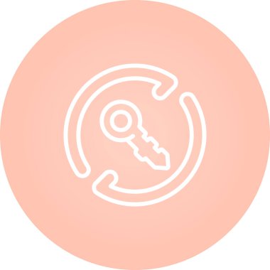 Yenile. Web simgesi basit illüstrasyon