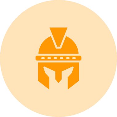  Kask simgesi vektör illüstrasyonu 