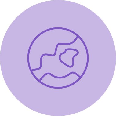 Küresel simge vektör illüstrasyonu 