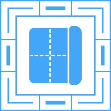 Beyaz Arkaplanda Web Sayfası Kenarlıkları Simgesi İzole Edildi 