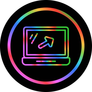 İmleç modern simgesinin vektör illüstrasyonu