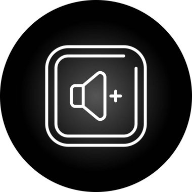 Ses hoparlörü web illüstrasyonu