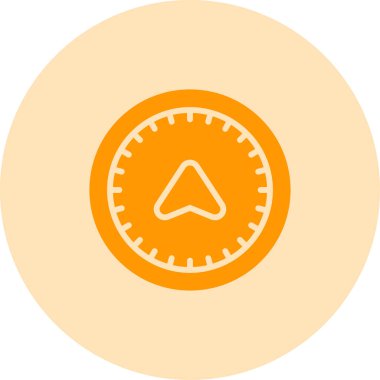 pusula web simgesi tasarımı çizimi