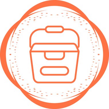 Taşınabilir su kabı vektör çizimi 