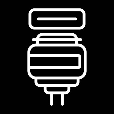 elektrik prizi simgesi. Web illüstrasyonu