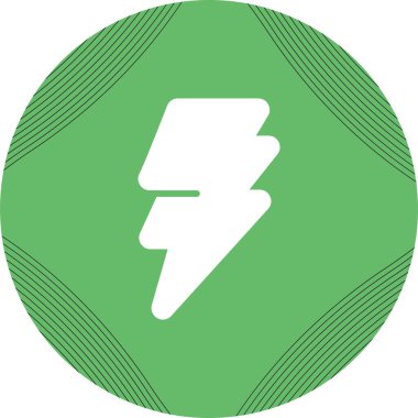 yıldırım cıvata kutsal kişilerin resmi, vektör çizim