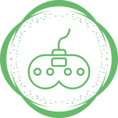 Video oyunu konsol vektörü. Basit resimleme