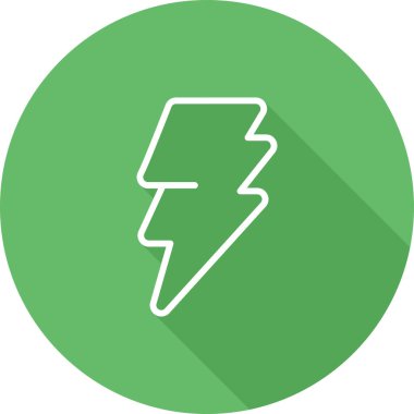 yıldırım cıvata kutsal kişilerin resmi, vektör çizim