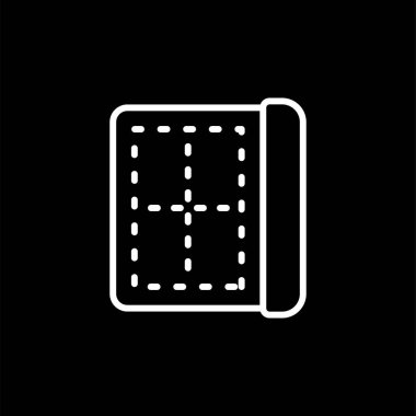 Web tasarımı için kenar simgesi, ayırıcı satır vektör işareti 