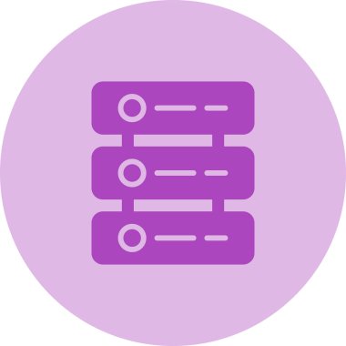 Sunucu web simgesi, vektör çizim