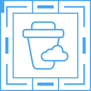 Simge vektör illüstrasyonunu sil 