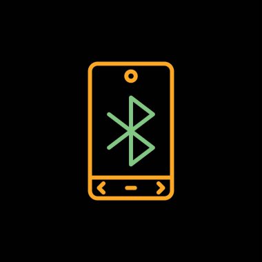 bluetooth web simge vektör çizim