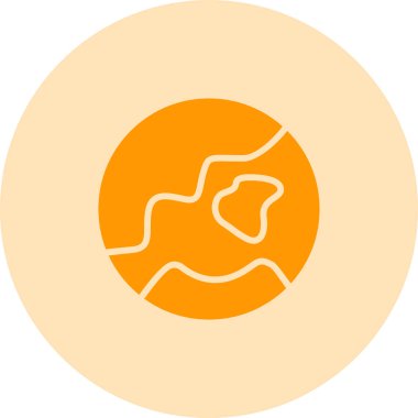 Küresel simge vektör illüstrasyonu 