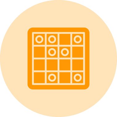 strateji oyun simgesi, web illüstrasyonu