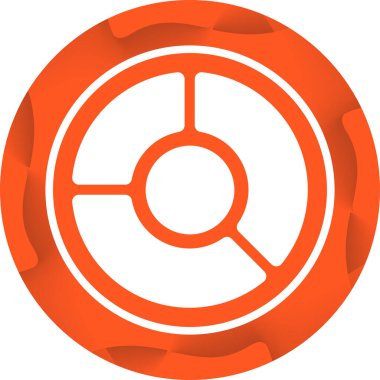 Pie Grafik Simgesi, Grafik İşareti, Renkli Vektör Resimleri