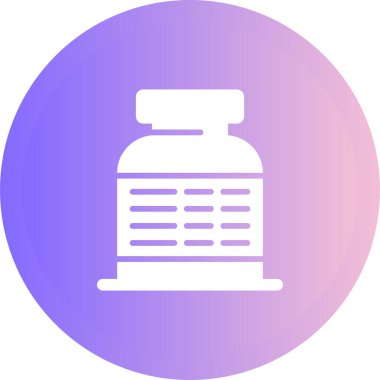 Web sayfası için ilaç şişesi simgesi