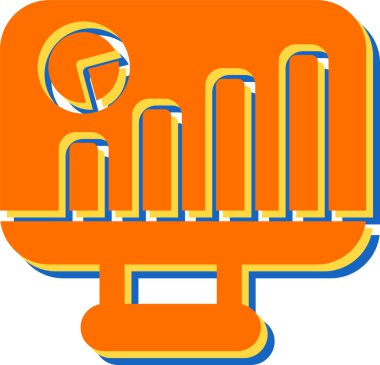 Veri güdümlü tasarım ikonu vektör çizimi