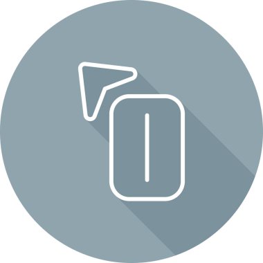 ok simgesi, vektör illüstrasyonu  