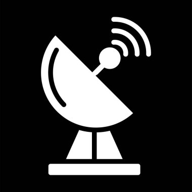 Radar. Web simgesi basit illüstrasyon