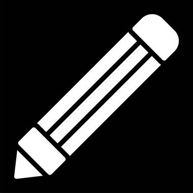 Kalem. Web simgesi basit illüstrasyon 