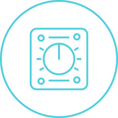 Web ve mobil uygulama tasarımınız için beyaz arkaplanda izole edilmiş loş simge vektörü. Logo logosu konsepti