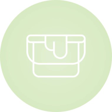  boya kovası simge vektör çizim