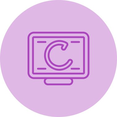  dönüm web simgesi vektör illüstrasyonu 