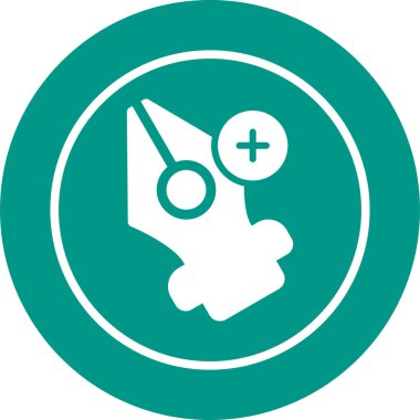 Kalem aracı imleci. Vektör bilgisayar grafikleri. Tasarımcı veya çizer için yol simgesi