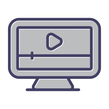 Bilgisayar web simge vektör çizim