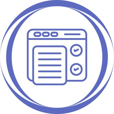 Yazılım Test Simgesi, Beyaz Konsepti İzole Edildi 