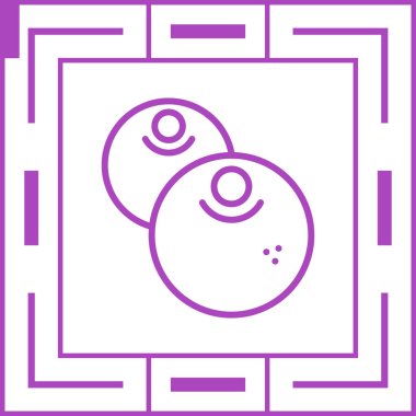  Böğürtlen web ikonu vektör illüstrasyonu 