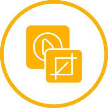 Ekin. Web simgesi basit illüstrasyon